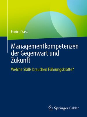 cover image of Managementkompetenzen der Gegenwart und Zukunft